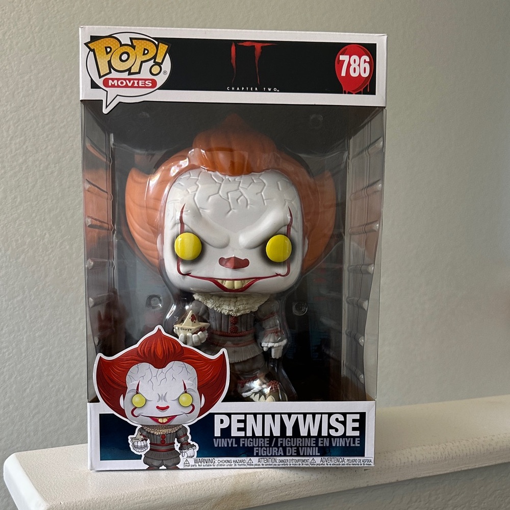 Funko Pop! Movies: It Chapter 2 Pennywise 10inch Vinyl Figure with Boat VAULTED